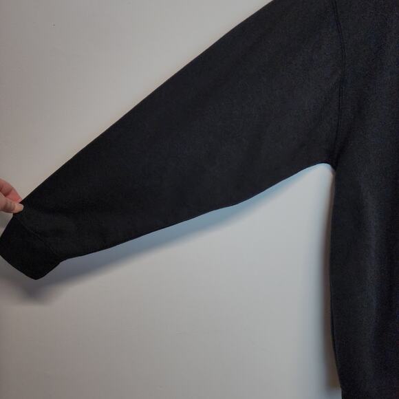 Vintage Davidson College Sweatshirt Size XL Black Long Sleeve Pullover Crewneck - Picture 6 of 14